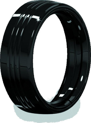 Kuryakyn 7inch Headlamp Trim Ring Gloss Black - 7276