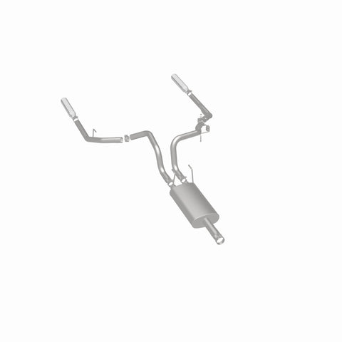 Magnaflow 09-13 Dodge Ram 1500 V6 3.6L Dual Spilt Rear Exit Polished Stainless C/B Perf Exhaust - 15249