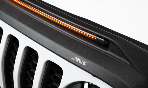 AVS 20-22 Jeep Gladiator (Launch/Overland/Rubicon/Sport) Low Profile Aeroskin Lightshield Pro - Blk - 953156