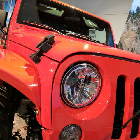 KC HiLiTES 97-06 Jeep TJ/Univ. 7in. Gravity LED H4 DOT Approved Replac. Headlight (Pair Pack System) - 42361