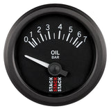 Autometer Stack 52mm 0-7 Bar M10 (M) Electric Oil Pressure Gauge - Black - ST3201