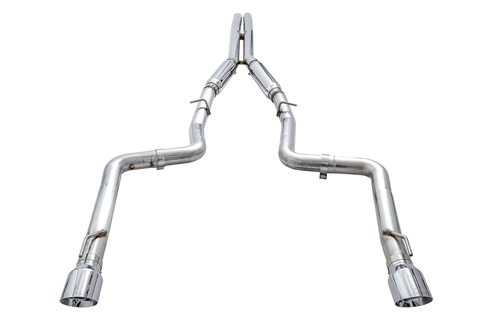 AWE Tuning 2015+ Dodge Charger 6.4L/6.2L Supercharged Track Edition Exhaust - Chrome Silver Tips - 3015-32112
