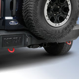 Ford Racing 21-23 Bronco Rear Tow Hook Pair - Red - M-18954-BTHR