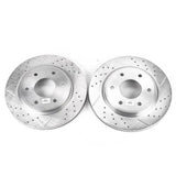 Power Stop 05-06 Infiniti QX56 Front Evolution Drilled & Slotted Rotors - Pair - JBR1161XPR