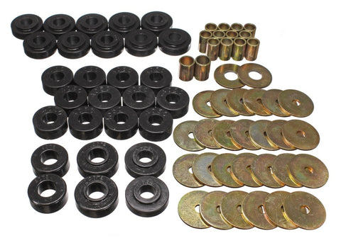 Energy Suspension Gm Body Mount Set - Black - 3.4111G