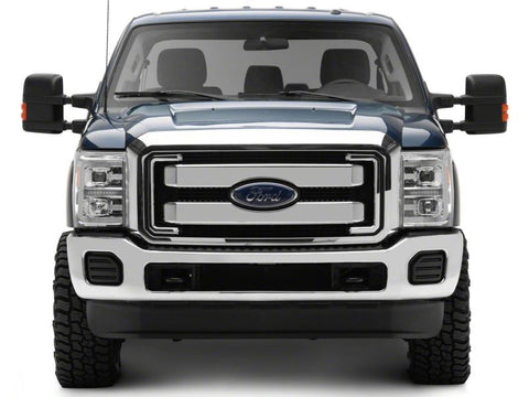 Raxiom 11-16 Ford F-250 Super Duty LED Projector Headlights - Chrome Housing (Clear Lens) - SD3621