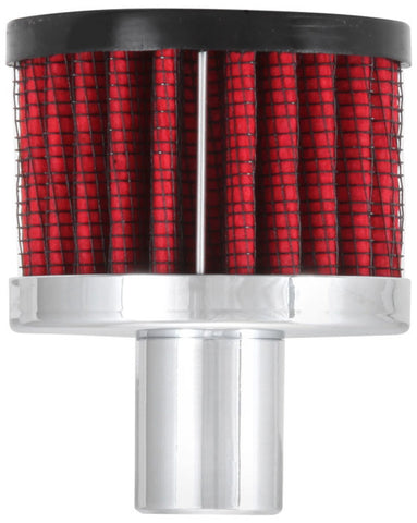 K&N Steel Base Crankcase Vent Filter .75in Vent OD x 2in OD x 1.5in Height - 62-1030