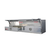 Westin/Brute High Cap 72in Stake Bed Contractor TopSider w/ Bottom Drawers - Aluminum - 80-TB400-72-BD