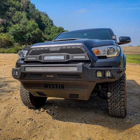 Westin 16-21 Toyota Tacoma Pro-Mod Skid Plate - Textured Black - 58-72005