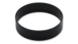 Vibrant HD Aluminum Union Sleeve for 2in OD Tubing - Hard Anodized Black - 12563