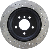 StopTech 9/07-09 BMW 328 / 06 BMW 325 E90 AWD Slotted & Drilled Right Rear Rotor - 127.34091R