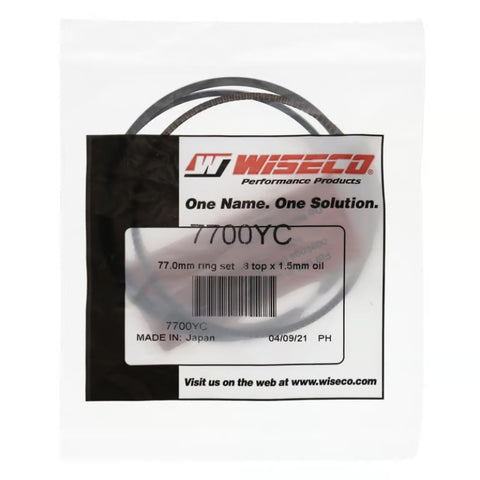 Wiseco 77.00mm Ring Set .8 x 1.5mm - 7700YC
