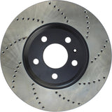 StopTech 08-11 Audi A5 Quattro / 09-12 Audi A4 Quattro Sport Cryo Drilled Left Front Rotor - 128.33123CL