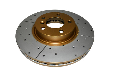 DBA 07-10 BMW X5 xDrive30i Front Drilled & Slotted Street Series Rotor - 2874X