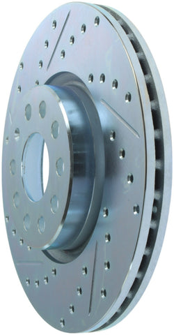 StopTech Select Sport 06-17 Volkswagen Jetta Slotted & Drilled Front Right Rotor - 227.33098R