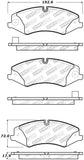 StopTech 10-17 Land Rover Range Rover Sport Street Select Front Brake Pads - 305.14790