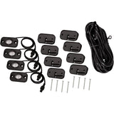 Westin LED Rock Light Kit - 07-18 Jeep Wrangler JK / 18-19 Jeep Wrangler JL - Black - 09-80015