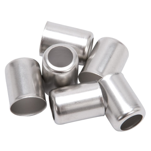 Russell Performance -10 AN Stainless Steel Crimp Collars (O.D. 0.825) (6 Per Pack) - 610382
