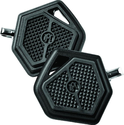 Performance Machine Mini Floorboards Passenger Superlight - Black Ops - 0036-1018-SMB