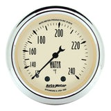 AutoMeter Gauge Kit 5 Pc. 3-1/8in. & 2-1/16in. Mech. Speedo. Wtmp & Oilp Antique Beige - 1811