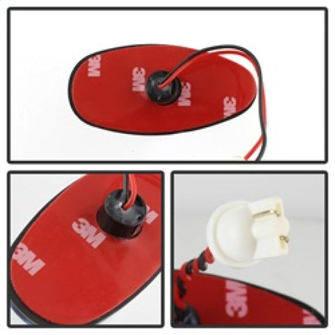xTune Chevy Silverado 99-13 Dually 2 Red LED Amber LED Side Fender Lights Smoke ACC-LED-GMD99-SL-SM - 9924682