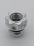 Granatelli GM LS/LT / Ford Coyote -10AN ORB Female Threaded Insert Vented Oil Fill Cap - Natural - 280117