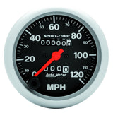 Autometer Sport-Comp 3-3/8 inch 120 MPH Mechanical Speedometer - 3992