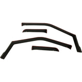Westin 2015-2018 Ford F-150 SuperCab In-Channel Wind Deflector 4pc - Smoke - 72-37409