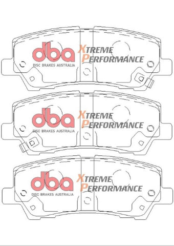 DBA 15-17 Ford Mustang GT V8 w/Brembo Brakes XP650 Rear Brake Pads - DB9022XP