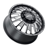Weld Off-Road W121 20X8.25 Scorch Outer 8X200 ET-221 BS-3.92 Gloss Black MIL 142.2 - W12108292N39