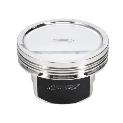 Manley Small Block Chevy LS Series 4.130in Bore 1.115in CD -18cc Dish Platinum Series Pistons - 596305C-8