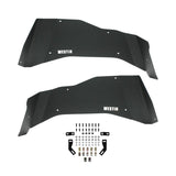 Westin 07-18 Jeep Wrangler JK Inner Fenders - Rear - Textured Black - 62-11015