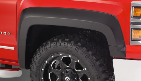 Bushwacker 19-21 Chevrolet Silverado 1500 Extend-A-Fender Style Flares 2pc front 78.8in Bed-Black - 40155-02