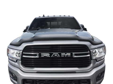 AVS 19-22 Dodge RAM 2500 Aeroskin Low Profile Hood Shield - Matte Black - 377189