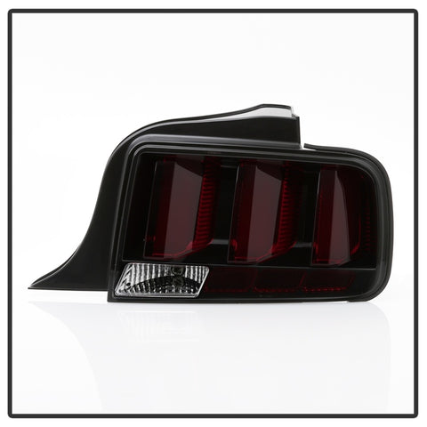 Spyder 05-09 Ford Mustang (Red Light Bar) LED Tail Lights - Smoke ALT-YD-FM05V3-RBLED-SM - 5086723