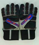 Granatelli X-Large Mechanics Work Gloves - Red/Gray/Black - 706523