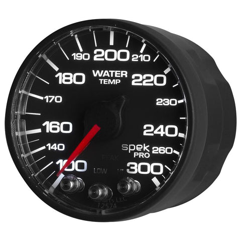 Autometer Spek-Pro 52.4mm 100-300 Deg F Digital Stepper Motor Water Temp Gauge - P346328
