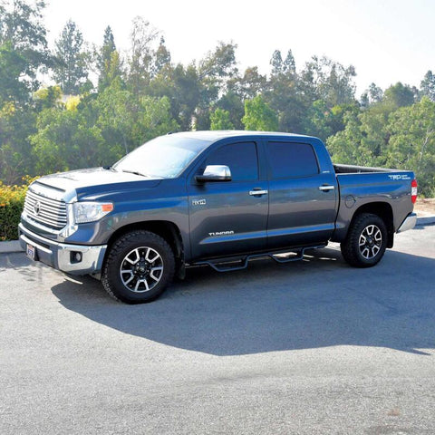 Westin 07-21 Toyota Tundra CrewMax Outlaw Drop Nerf Step Bars - Textured Black - 20-13255