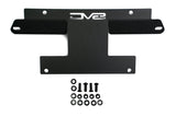 DV8 Offroad 21-22 Ford Bronco Factory Front Bumper License Relocation Bracket - Side - LPBR-02