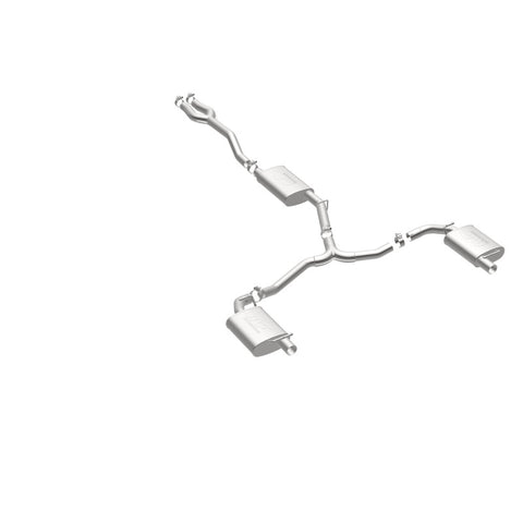 MagnaFlow Cat-Back SS Dual Split Rear Exit 2015 Dodge Charger/Chrysler 300C 3.6L V6 (Uses OEM Tips) - 19225