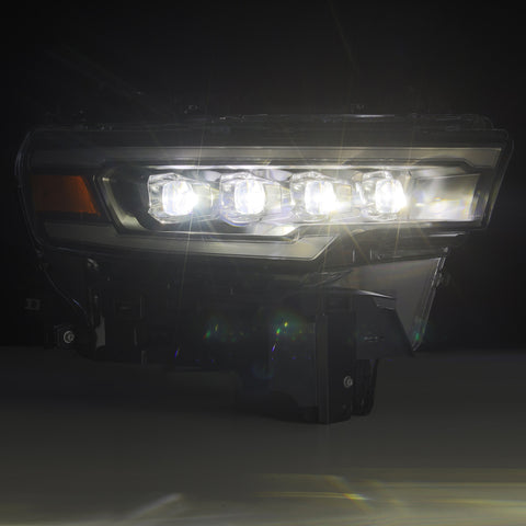 AlphaRex 25-26 Dodge Ram 1500 NOVA LED Proj Headlights- Black w/Activ Lit/ Seq Signal/Switchbk DRL - 880891