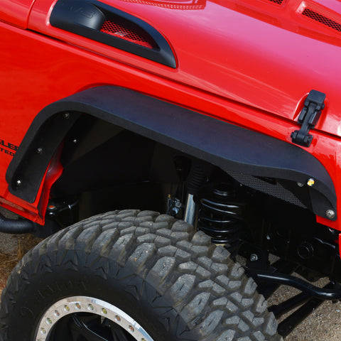 DV8 Offroad 07-18 Jeep Wrangler JK Front & Rear Slim Fenders - FENDB-06