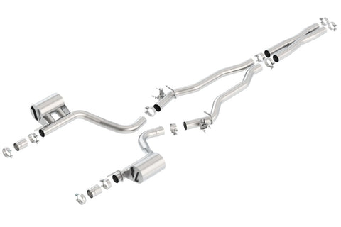 Borla 15-16 Dodge Challenger Hellcat 6.2L V8 ATAK w/ Valve Simulator CB Exhaust Factory Valance - 140648