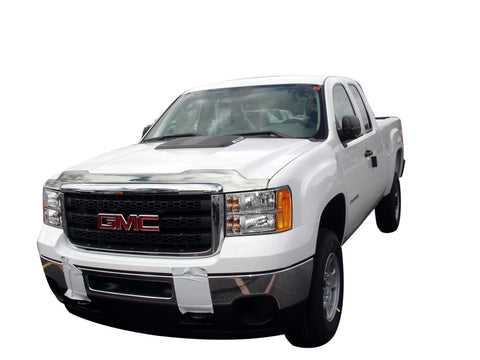 AVS 11-14 GMC Sierra 2500 Aeroskin Low Profile Hood Shield - Chrome - 622029
