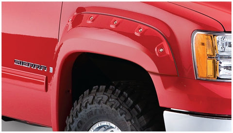Bushwacker 07-13 GMC Sierra 1500 Fleetside Cutout Style Flares 4pc 69.3in Bed - Black - 40951-02