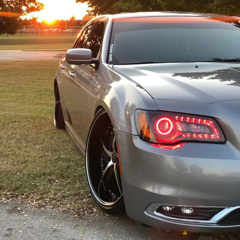 Oracle 11-19 Chrysler 300C DRL Upgrade w/ Halo Kit - ColorSHIFT w/ BC1 Controller - 2642-335