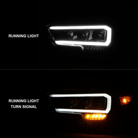 ANZO 2016-2017 Toyota Tacoma TRD LED Projector Headlights - 111500