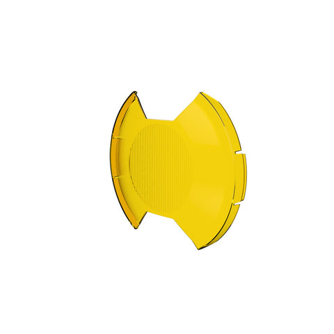 KC HiLiTES SlimLite 8in. LED Light Shield SAE Driving (Shield Only) - Selective Yellow - 5210