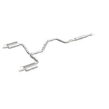 MagnaFlow Cat-Back SS 2.25/2.5in Dual Split Rear Exit Polished 3in Tip 2015 Chev Impala 3.6L V6 - 19023