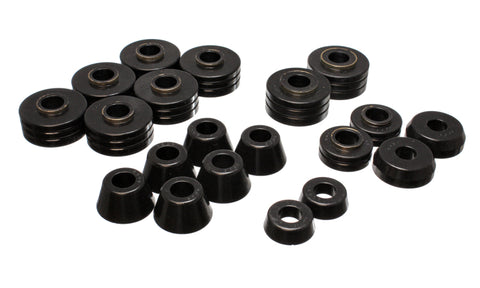 Energy Suspension Ford Bronco Body Mount Set - Black - 4.4102G